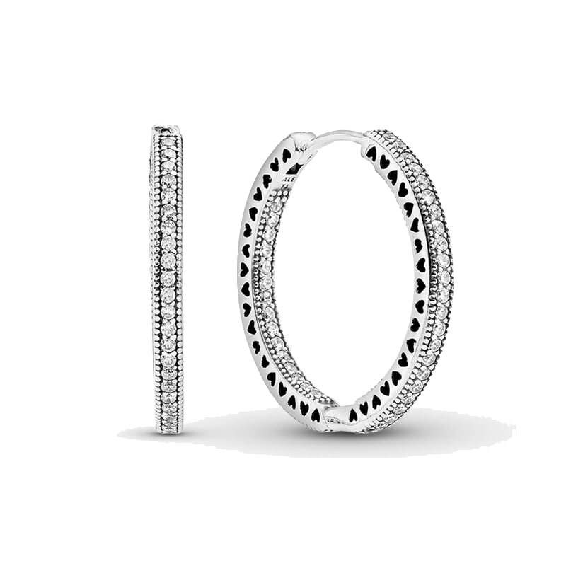 Pendientes de aro grande. Pandora