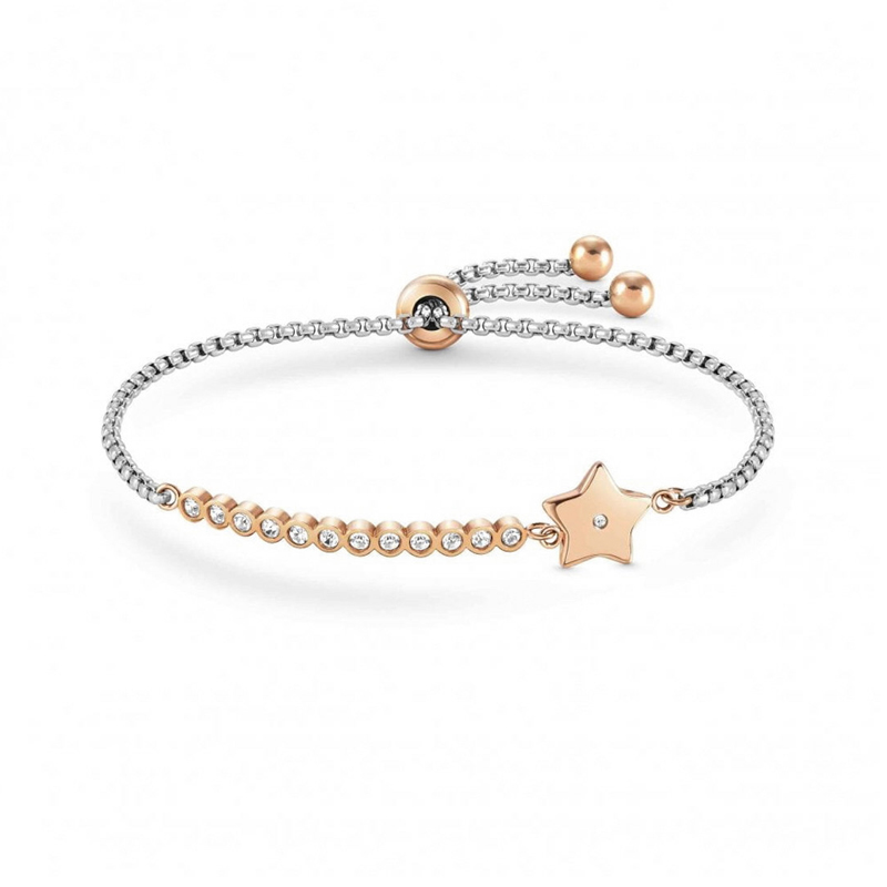 Pulsera de acero con estrella